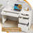 52 Inch Desk with 4 Drawers, Small Computer Desk for Small Space-1296264698-1275599903