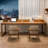 Walnut Rectangular Solid Wood Writing desk-353733172