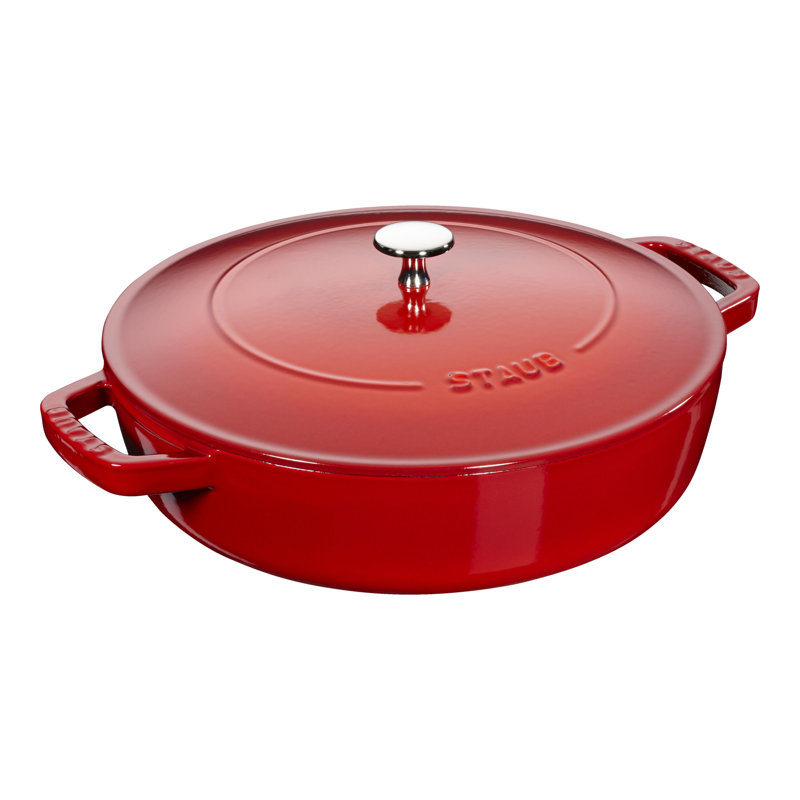 Staub Braisers Sauteuse Chistera 28 cm, Fonte