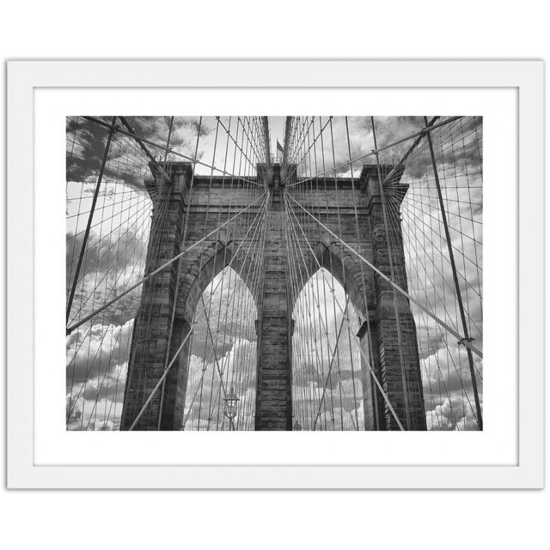 Gerahmter Fotodruck Brooklyn Bridge