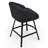 Bar Stools Set of 2,Upholstered Bar Stool with Back, 27 inch Height Counter Height Barstools for Home Kitchen Island-1817777174