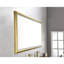 Miroir mural de salle de bain Fog - 96 po X 48 po, or, aluminium, lumière élevée, intensité variable avec lumière l 48 po H,-660464185-660464187