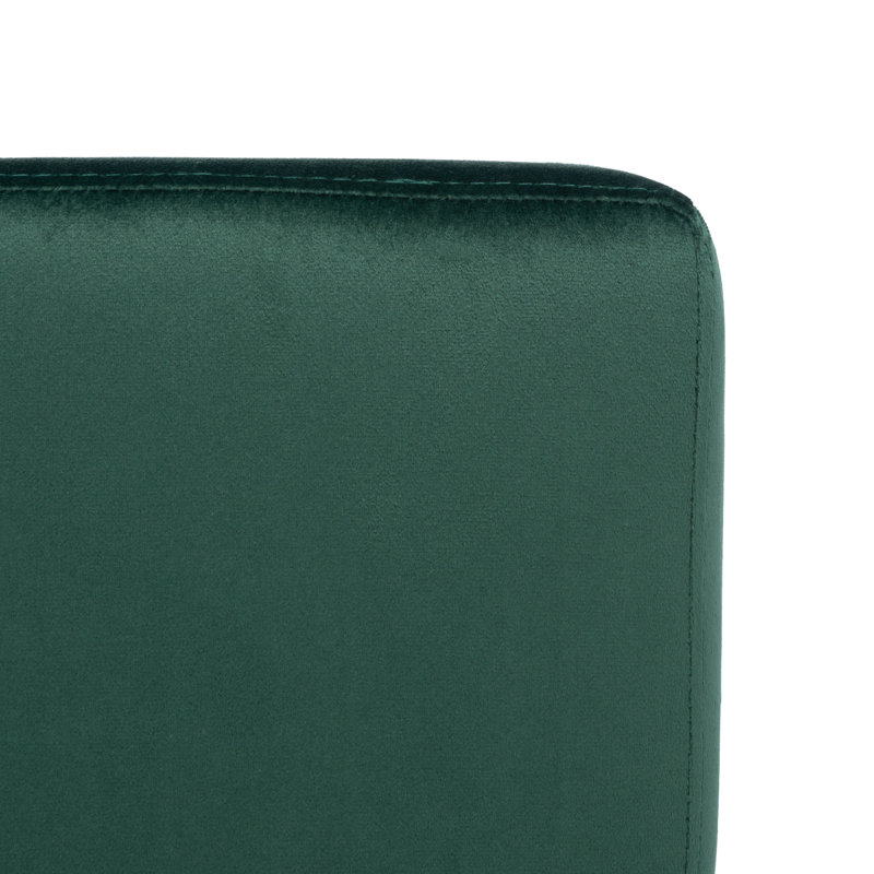 Loughborough Upholstered Slipper Chair, Malachite Green