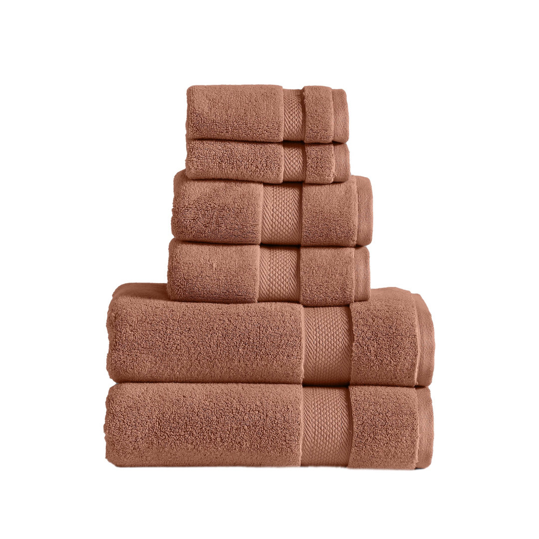 Modern Threads 650GSM Luxury 6-Piece Quick-Dry Towel Set  Plush & Ultra-Absorbent for Spa-Like Experience Modern Threads 