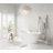 59 Inch Bathtub in Glossy White with Trim-105507295