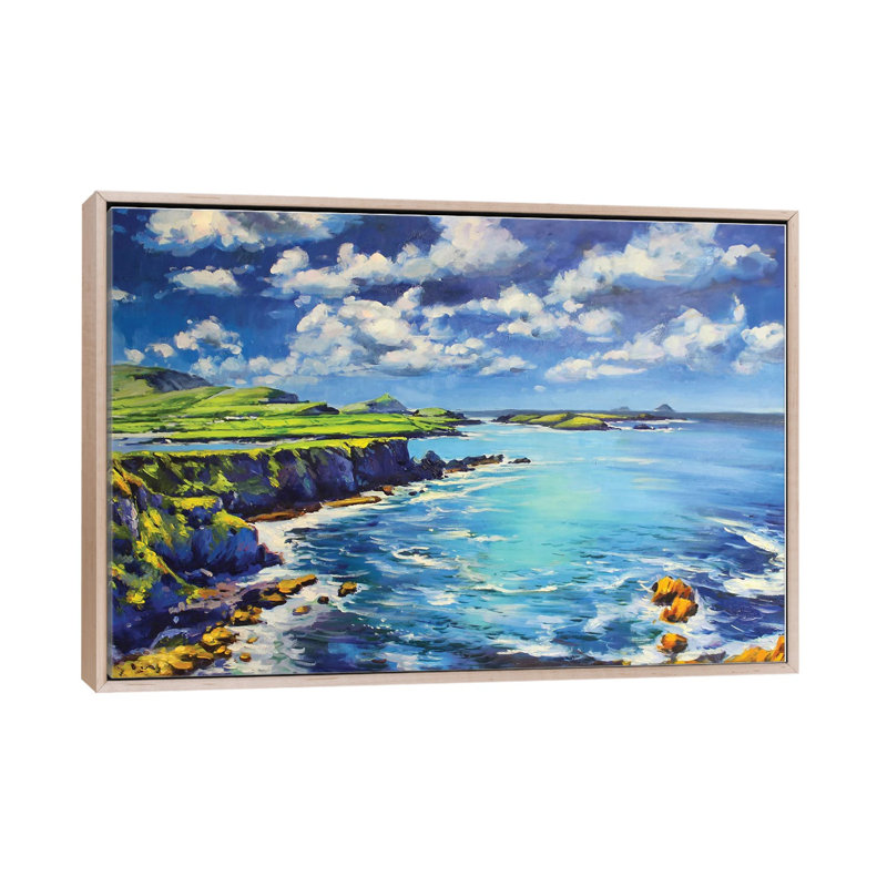Ring of Kerry - impression d'art mural, H 26 po x l 40 po, Reproduction encadrée sans passe-partout, Beige