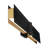 Admiral Large Sconce, Black-Gold/White