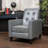 Josslynn 27.50" Wide PU Leather Pushback Recliner-199420626