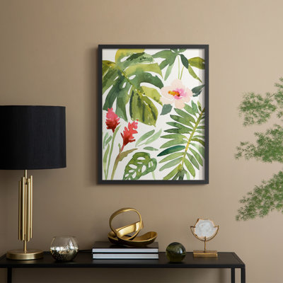 Tropical Farrago I, reproduction encadrée - bois massif