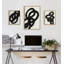 «Black Path, Follow the Path and This Way» par Rocket Jack, ensemble d'art mural sur toile encadrée-1827205355