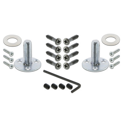 Mission Plate with Decorative Keyhole and Meadows Door Knob