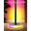 Lampe sur pied d'angle Smart RVBICW avec Music Sync - Lampe sur pied à DEL 16 couleurs changeantes avec contrôle d'application, éclairage ambiant à intensité variable pour salle de jeux, chambre à coucher et salon