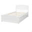 Lit plateforme simple avec deux tiroirs-124917563