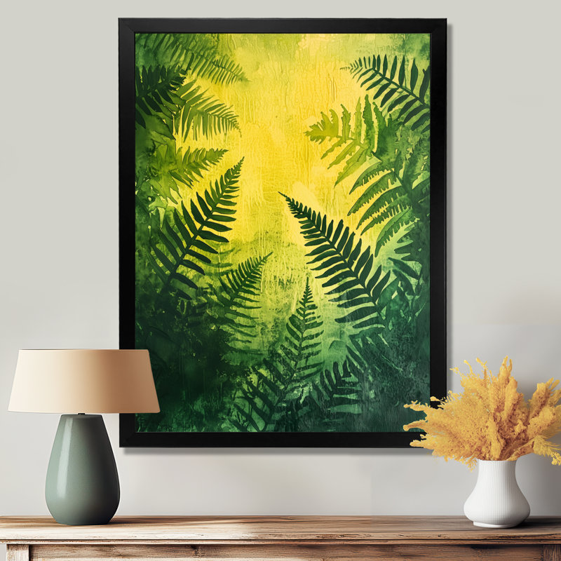 Grazio - reproduction d'art sur toile florale, Noir, H 20 po x l 12 po, Reproduction encadrée d'une seule photo