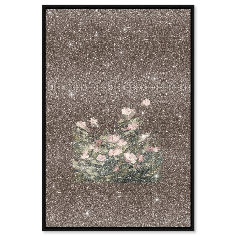 Secret Garden Print by Oliver Gal, 25"H x 37"W, Black Floater Frame