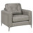 Solera Leather Sofa & Loveseat & Chair Set, Ivory