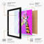 Playful Giraffe Pop Art - Framed Print-1198947190-1198947189
