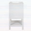 Meuble-lavabo moderne avec lavabo élégant, charnières à fermeture douce et tablette réglable-126671656