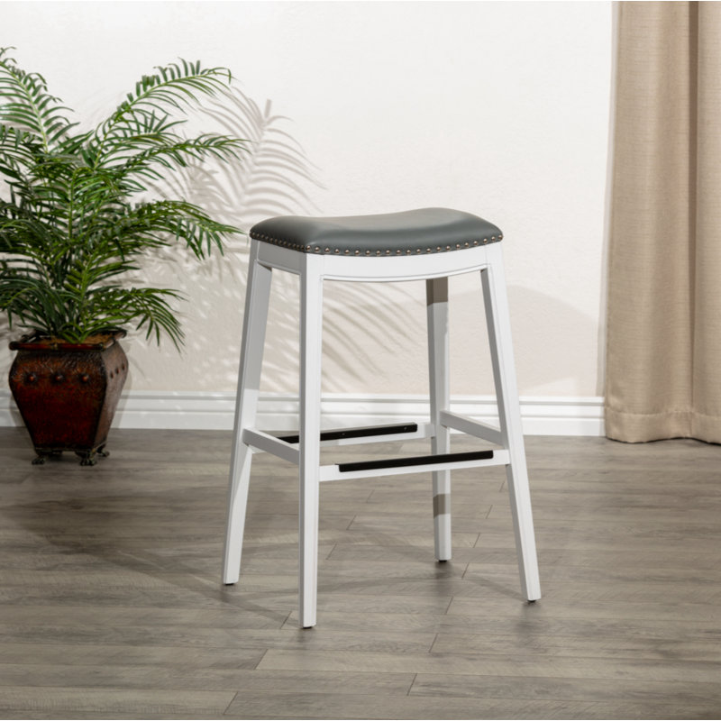 Chaise de salle à manger en tissu, Blanc, Gris
