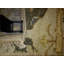 Tapis oriental en coton / laine bleu / vert / gris 2 pi 8 po x 9 pi 9 po Oriental