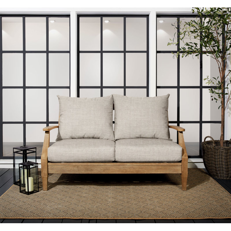 Coussin de siège / dossier d'extérieur Sunbrella, L 25 po x P 25 po, Sunbrella® gris