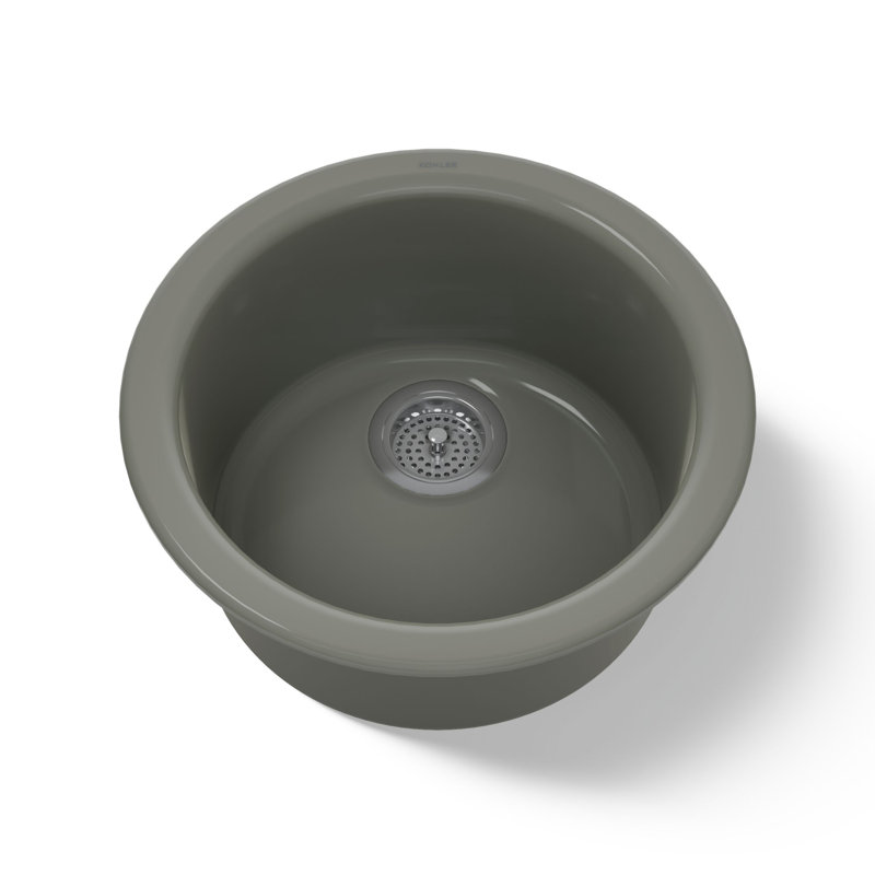 Porto Fino™ Top-Mount/Under-Mount Bar Sink, Thunder Gray