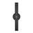 24 In.  Linear Grid Shower Drain With Leveling Feet And Flange In Matte Black