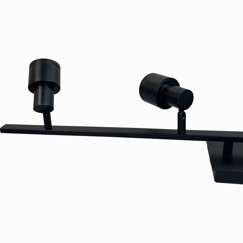 3 ft. Matte Black Adjustable 4-Light Track Lighting