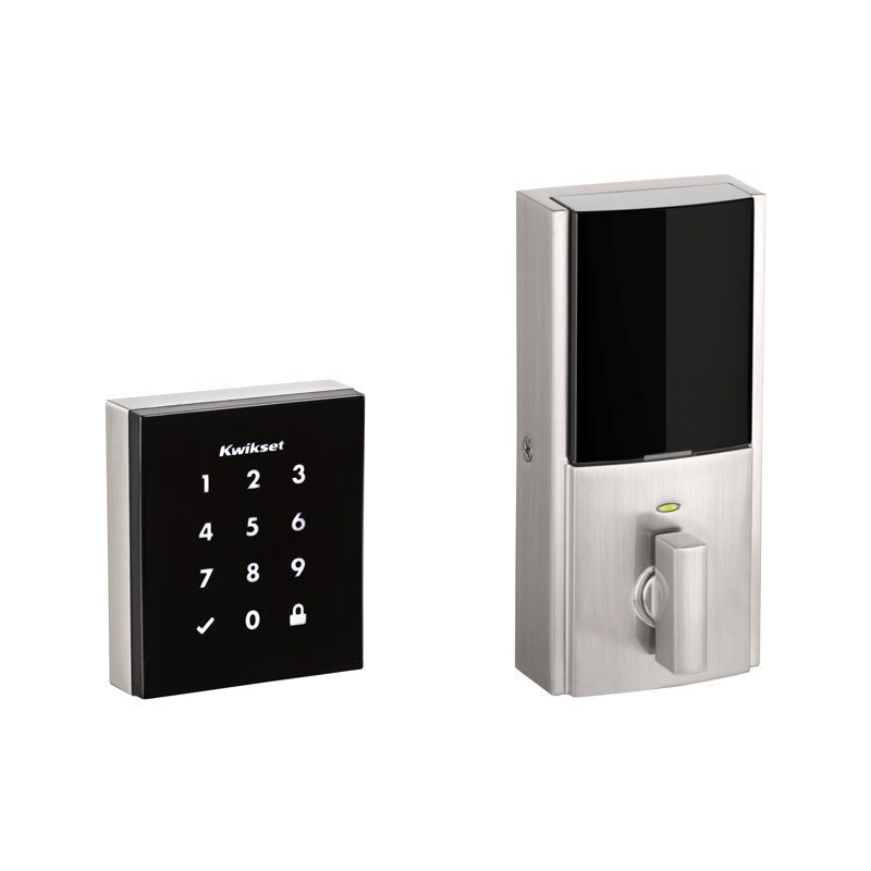 Obsidian Keyless Entry Electronic Touchscreen Deadbolt, Satin Nickel
