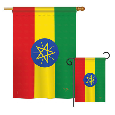 Drapeau de l'Éthiopie du monde Nationality Impressions