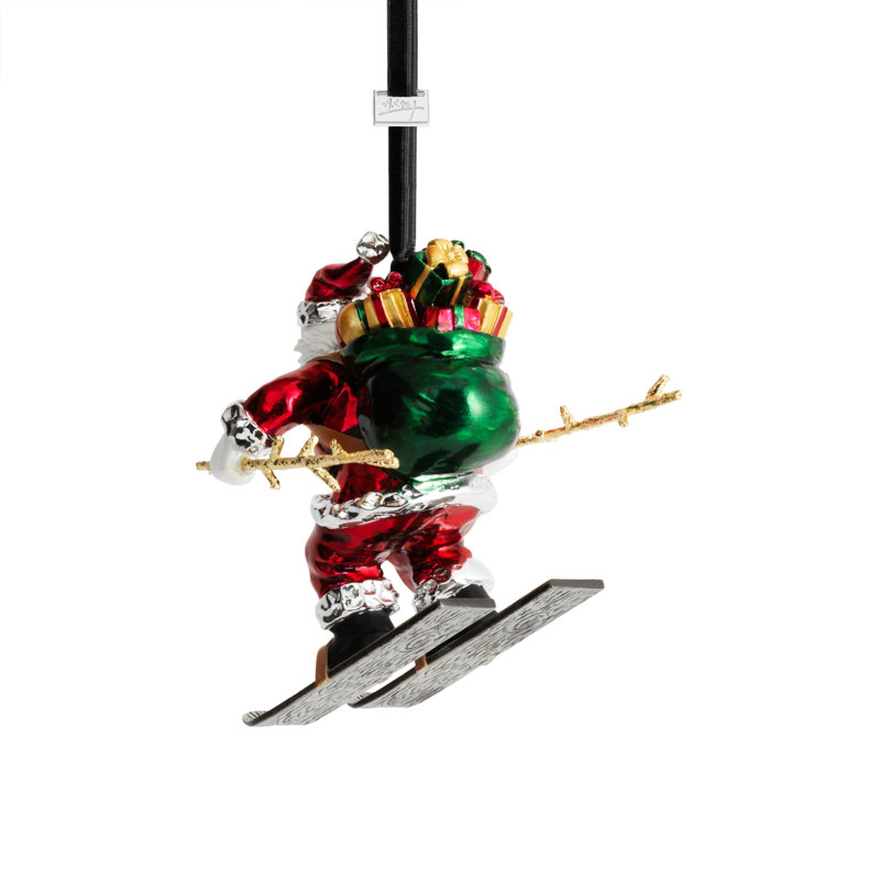 5'' Handmade Metal Christmas Hanging Figurine Ornament