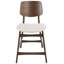 Upholstered Counter Stool with Solid Wood Frame