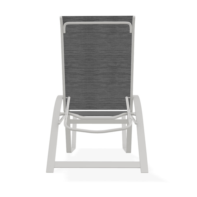 Holna Outdoor Rust-Resistant Metal Chaise Lounge