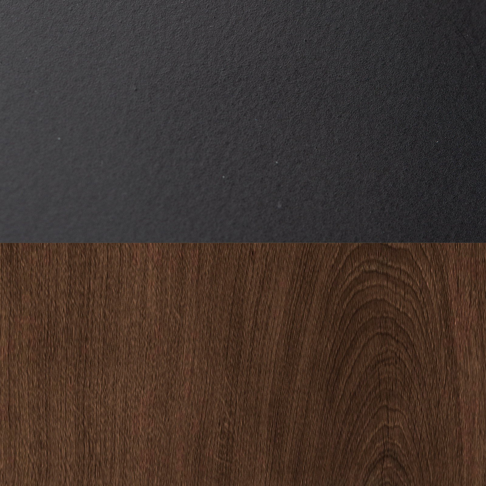 Shiloh Transparent Vanity Light, 1, Matte Black/Walnut
