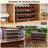 3 Tier 18 Bottle Wine Storage Cabinet Shelf Bamboo Wine Rack For Wine Lovers-1657390794