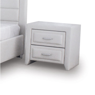 Jallet 47cm W Plastic Bedside Table