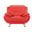Sulayman Faux Leather Armchair-97086059