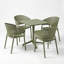 Plastic Patio Dining Set Table,