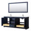 Ensemble de meuble-lavabo double 80 "avec miroir Avery-51978353-51712110-51712107