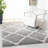 Almaden 1.97" Pile Geometric Shag Area Rug-700636375