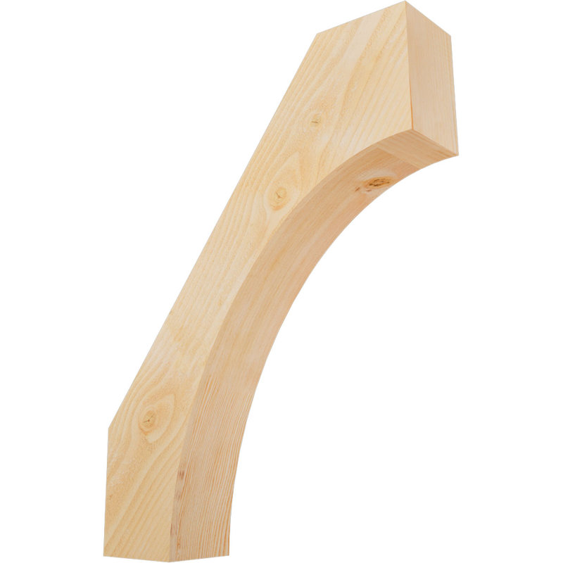 Attelle de genou Westlake, Sapin de Douglas, Scié brut, H 34 po x l 6 po x P 26 po