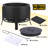 26" Smokeless Fire Pit with Ash Tray Base, Wood Burning Firepit with Adjustable Foot&Fire Poker,Smokeless Outdoor Fireplace with Dust Bag, Outdoor Fire Pits for BBQ,Bonfire,Camping
