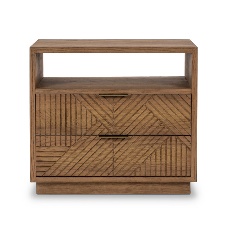 Santa Clara 2 - Drawer Nightstand, Brown