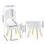 Solid Wood Accent Stool-2081465534
