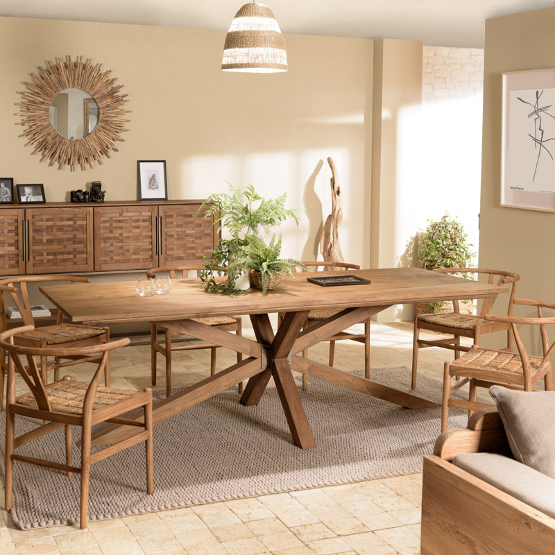 Blomford Teak Solid Wood Dining Table
