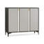 Rangement pour chaussures en aluminium noir et gris