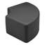 Repose-pieds rembourré Pro Series de 12 po de hauteur Pro Series-101545402