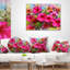 Coussin lombaire en aquarelle floral
