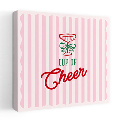 «Cup of Cheer», reproduction d'art rétro rétro