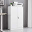 Armoire casier de rangement en métal - maison, tablette réglable avec serrure blanche pour garage, teinte